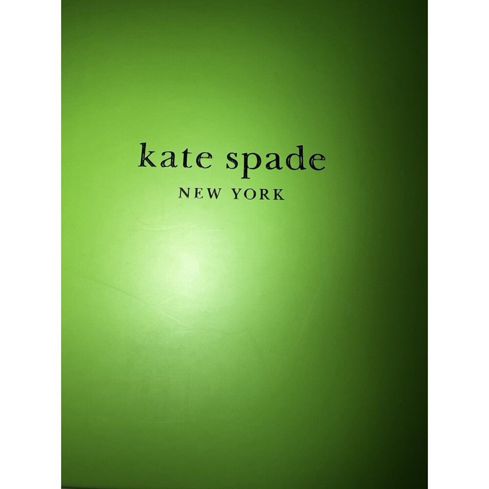 Kate Spade Tessa Navy Blue Leather Espadrille Wedge Sandals Size 11 B EUC - Picture 15 of 15